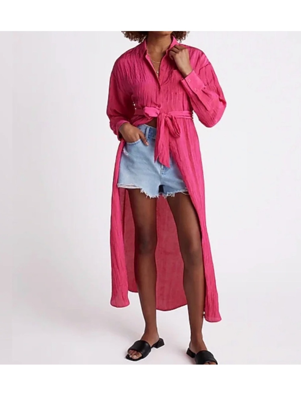 Express Portofino Dress in Fuchsia Pink